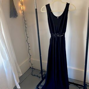 Black summer dress